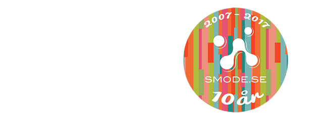 Smode fyller 10 r: (10 r, jubileum, Smode firar, Om Smode)